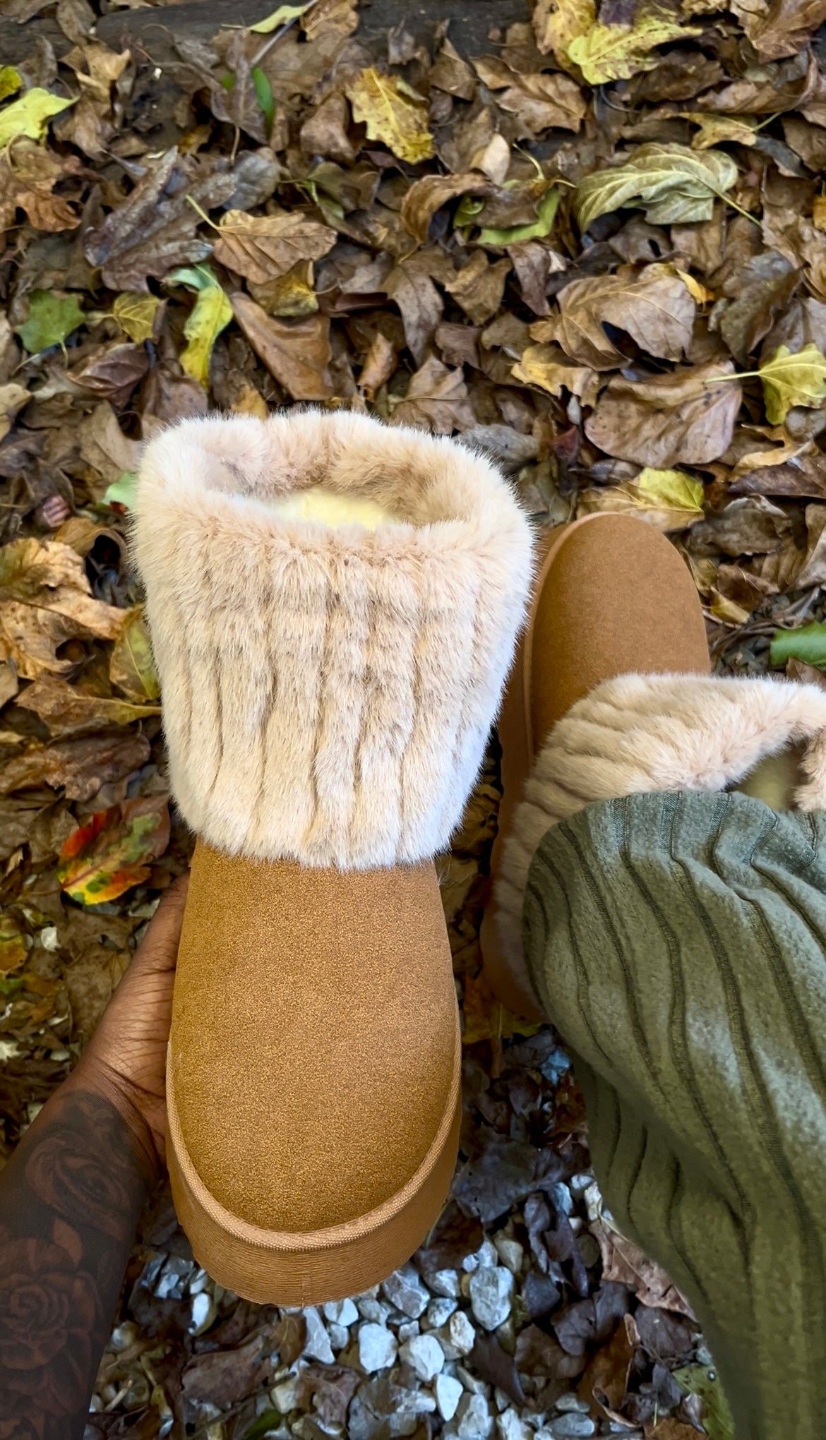 Faux Fur Ankle Boots