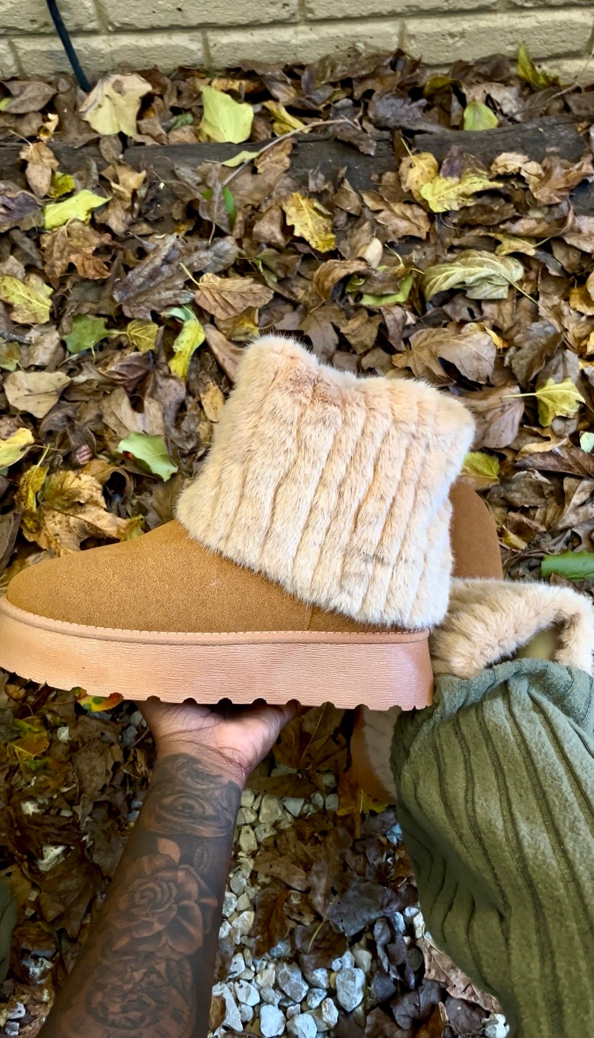 Faux Fur Ankle Boots