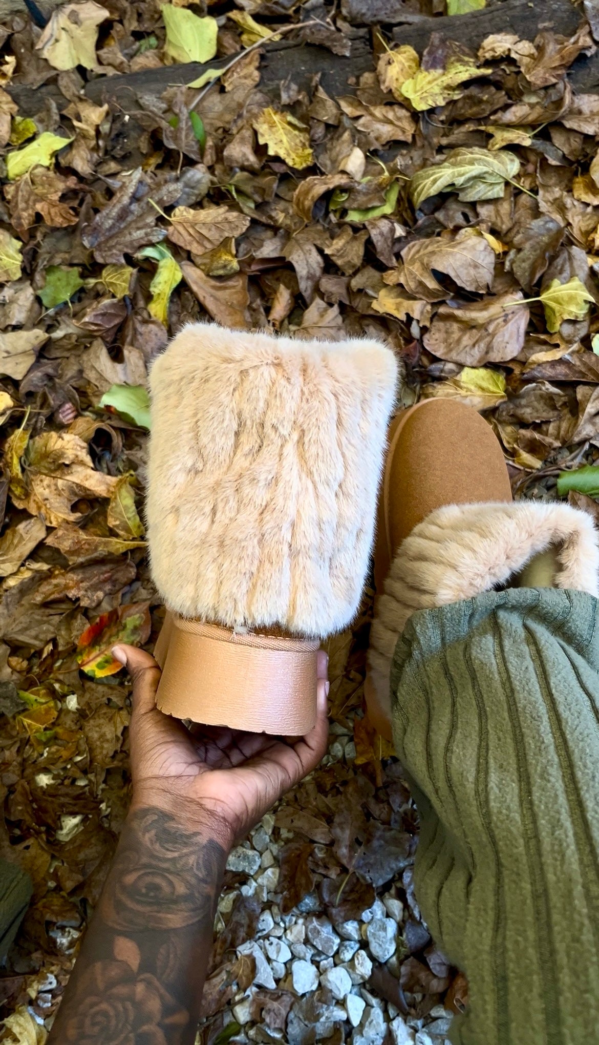 Faux Fur Ankle Boots