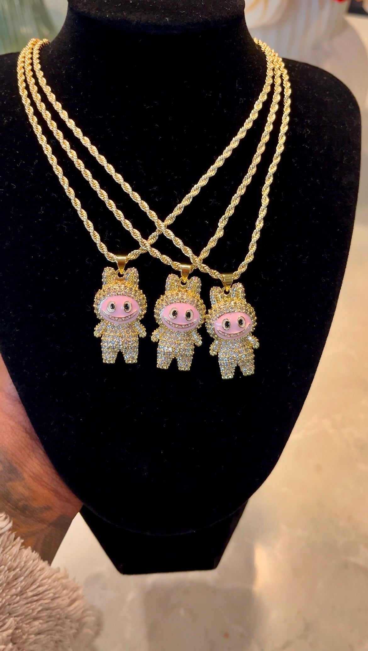 Labubu Pendant Necklace