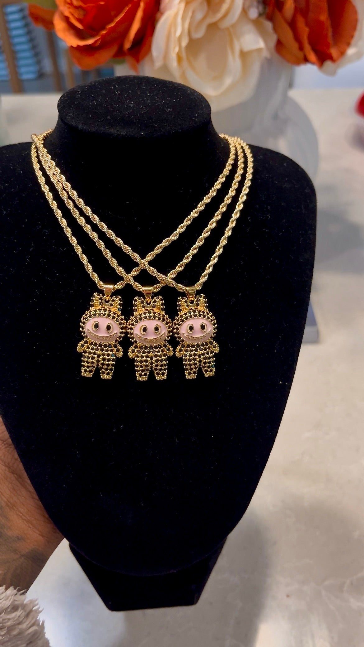 Labubu Pendant Necklace