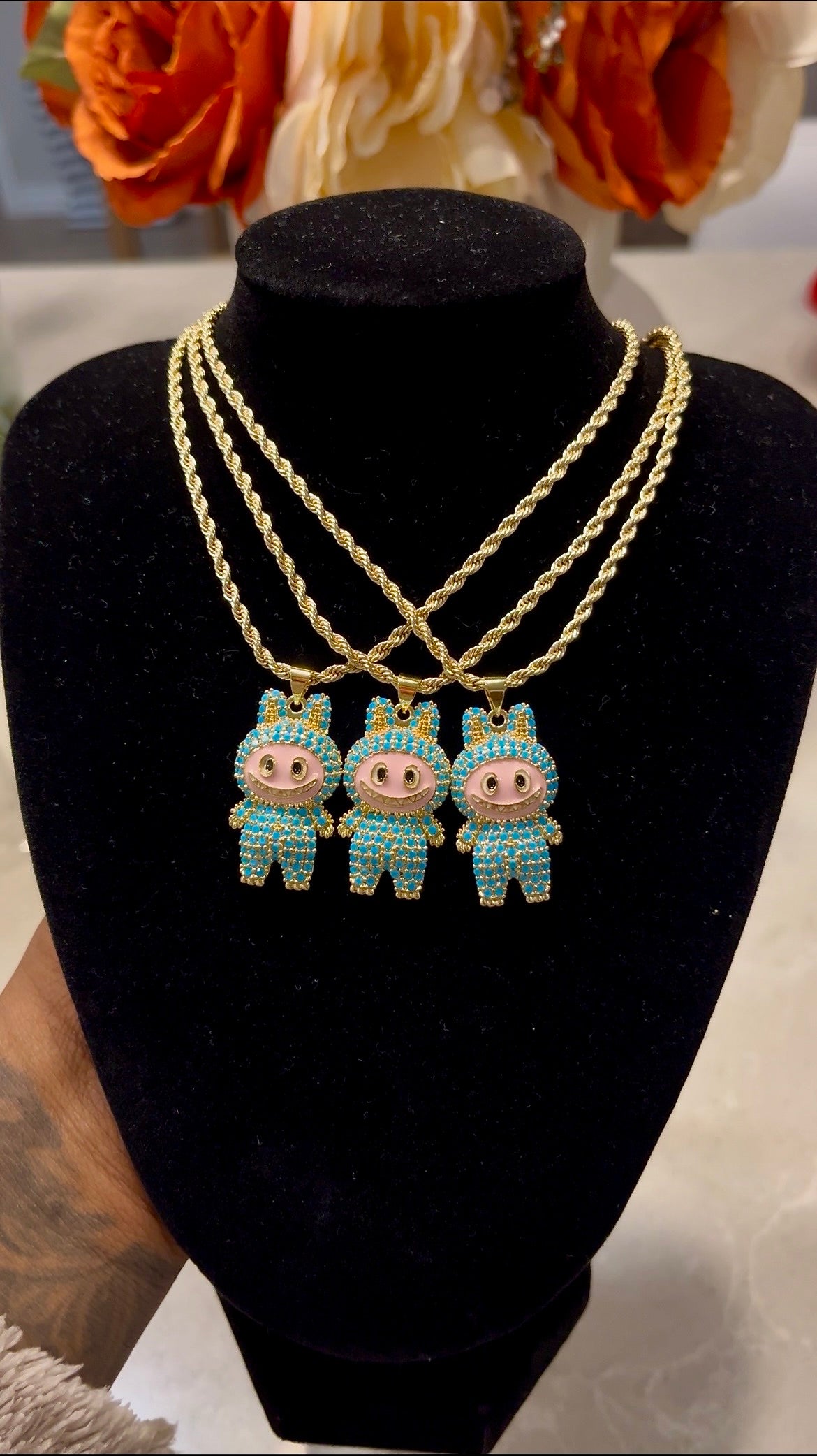 Labubu Pendant Necklace