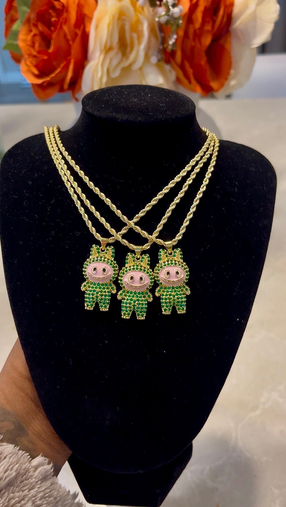 Labubu Pendant Necklace