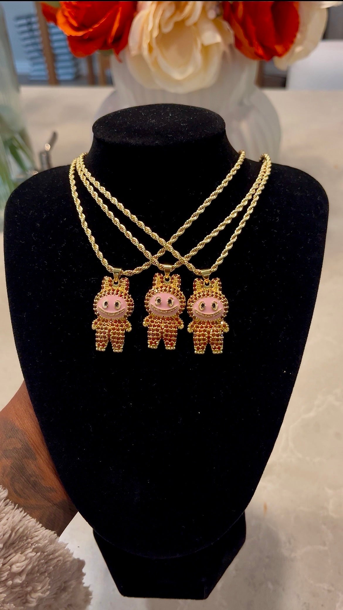 Labubu Pendant Necklace