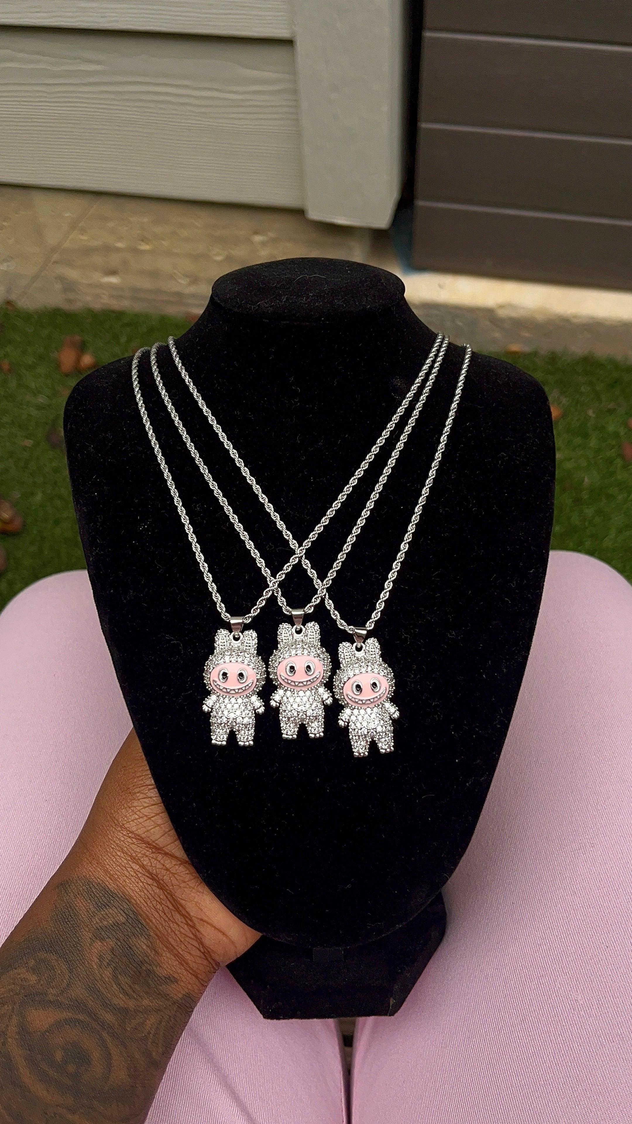 Labubu Pendant Necklace