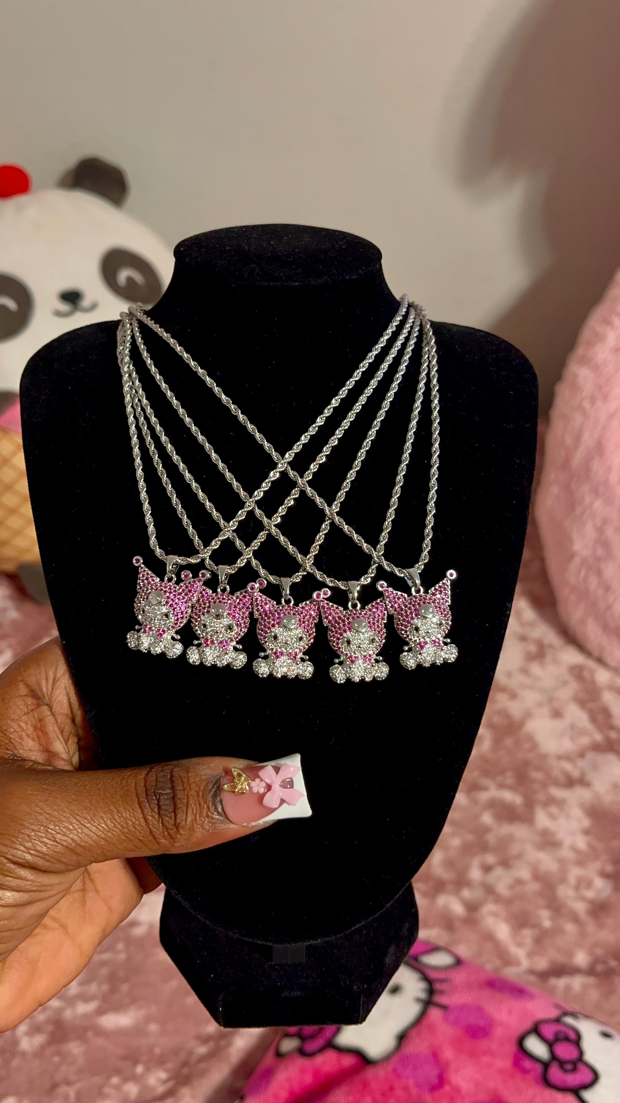 Kuromi Pendant Necklace
