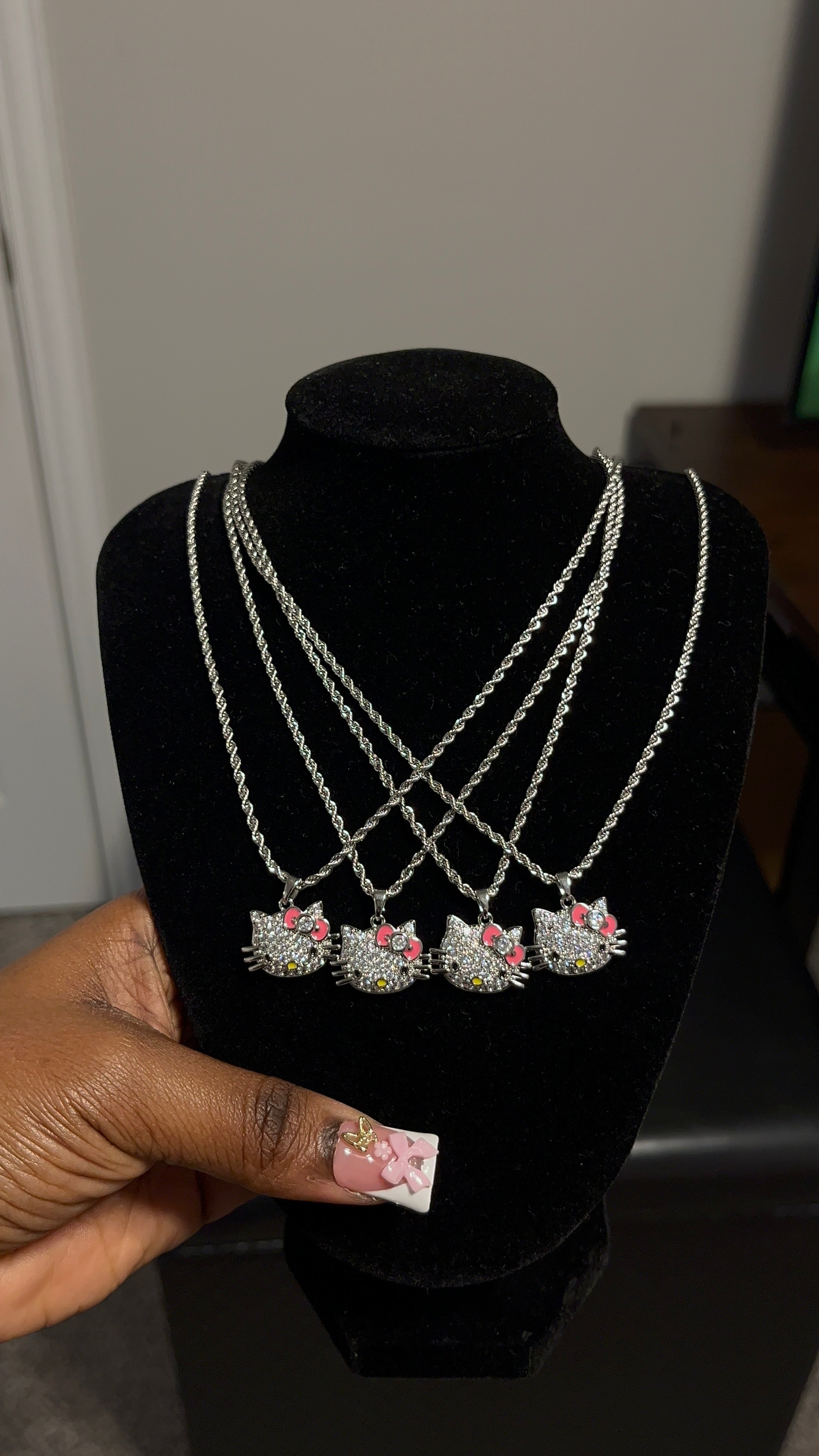 Hk Head Pendant Necklace